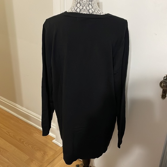 Maurices long black cardigan size XL - Picture 2 of 9